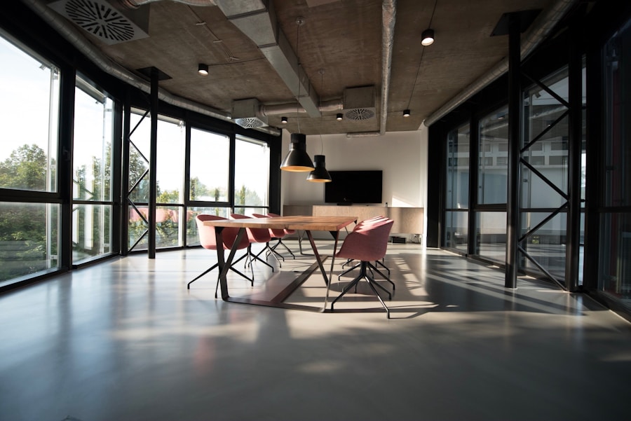 Warm classroom space